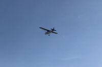 N5035N @ SZP - 1978 Bellanca 8KCAB DECATHLON, Lycoming  AEIO-320 150 Hp, full inverted systems, takeoff climb Rwy 04 - by Doug Robertson