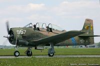 N28CU @ KYIP - North American T-28B Trojan  C/N 200302, N28CU