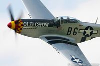 N451MG @ KYIP - North American P-51D Mustang Old Crow  C/N 44-74774, NL451MG