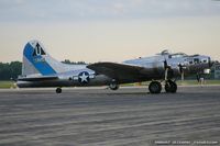 N9323Z @ KYIP - Boeing B-17G Flying Fortress Sentimental Journey  C/N 44-83514, N9323Z