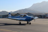 N8667H @ SZP - 1947 North American NAVION, Continental IO-520 285 Hp upgrade by STC, taxi back - by Doug Robertson