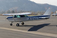 N704UT @ SZP - 1976 Cessna 150M, Continental O-200 100 Hp, taxi from tiedown - by Doug Robertson