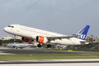 SE-ROD @ LMML - A320 SE-ROD Scandinavian Airlines System - by Raymond Zammit