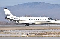 N621AB @ KBOI - Landing roll out on RWY 10R. - by Gerald Howard