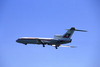 LZ-BTE @ EHAM - Balkan Bulgarian Airlines Tupolev Tu-154B taking off from Schiphol airport, the Netherlands, 1985 - by Van Propeller