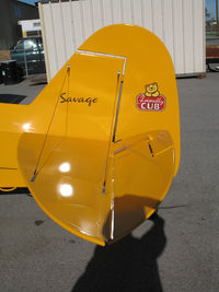 N800NA @ KRHV - Close-up tail with Savage titles on Amelia Reid Aviation 2004 Zlin Savage Classic @ Reid-Hillview Airport (San Jose), CA home base - by Steve Nation