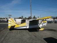 N411LR @ KRHV - Locally-based 1992 American Champion 8KCAB with cockpit cover @ Reid-Hillview Airport (San Jose), CA