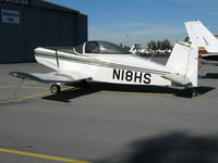 N18HS @ KRHV - Locally-based 1978 Thorp T-18 @ Reid-Hillview Airport (San Jose), CA (registration now expired) - by Steve Nation