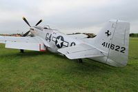 F-AZSB @ LFFQ - North American P-51D Mustang, Static park, La Ferté-Alais (LFFQ) Air show 2016 - by Yves-Q