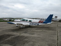 N3542W @ CVH - 1966 Piper PA-32-260 Cherokee Six @ Hollister Municipal Airport, CA - by Steve Nation