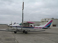 N4638F @ CVH - 1966 Cessna P206A @ Hollister Municipal Airport, CA - by Steve Nation