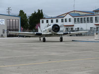N6979C @ CVH - North American AT-6D in USAF c/s with TA-79C code taxiing in for fuel @ Hollister Municipal Airport, CA