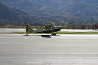 N5503H @ SZP - 1978 Bellanca 8KCAB SUPER DECATHLON, Lycoming AEIO-360 180 Hp, landing roll Rwy 22 - by Doug Robertson