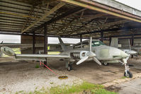N969GT @ 6I4 - Cessna 310 at Lebanon (Boone County) Airport, Indiana. Despite being valid on FAA database it's in a pretty poor condition - by Graham Dash