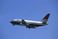 G-BGDS @ EHAM - British Airways Boeing 737-236 taking off from Schiphol airport, the Netherlands, 1985 - by Van Propeller