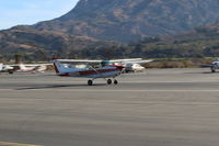 N80914 @ SZP - 1976 Cessna 172M SKYHAWK, Lycoming O-320 E2D 150 Hp, takeoff roll Rwy 22 - by Doug Robertson