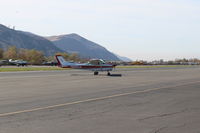 N80914 @ SZP - 1976 Cessna 172M SKYHAWK, Lycoming O-320-E2D 150 Hp, taxi off the active - by Doug Robertson