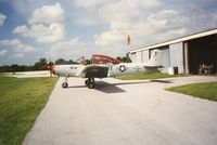 N9100 @ KCLW - This was shortly after her first rebuild in 1996.  Plane still housed at KCLW. (storage) - by Dennis