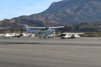 N97172 @ SZP - 1984 Cessna 172P SKYHAWK, Lycoming O-320-D2J 160 Hp, landing 
Rwy 22 - by Doug Robertson