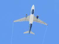 CS-TQW @ NZAA - one of two leased aircraft to help air NZ with dreamliner engine problems (9H-FOX is other). Overhead Manukau just after departure from AKL. - by magnaman