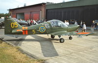 61005 @ ESTL - Ljungbyhed F.5 Air Base 25.8.1996 - by leo larsen