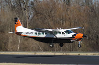 N208FZ @ KDTN - Landing runway 14 - by Carl Hennigan