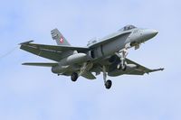 J-5020 @ LFRJ - Swiss Air Force McDonnell Douglas FA-18C Hornet, Short approach rwy 08, Landivisiau Naval Air Base (LFRJ) Tiger Meet 2017 - by Yves-Q