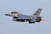 J-001 @ LFRJ - Fokker F-16AM Fighting Falcon, Take off rwy 26, Landivisiau Naval Air Base (LFRJ) Tiger Meet 2017 - by Yves-Q