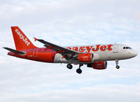 G-EZBF @ LEBL - Landing rwy 25R in basic 'Inverness' c/s - by Shunn311