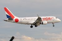 F-HBXM @ LFPG - Hop ERJ170 on short final - by FerryPNL
