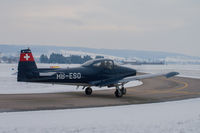 HB-ESO @ LSZG - A dull winter-day at Grenchen airport - by sparrow9