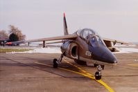 AT24 @ EBST - Air to ground configuration. SUU20 bomb dispencer and gun pod. - by Guy Vandersteen