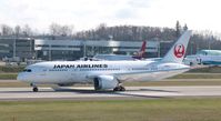 JA840J @ KPAE - Photo made on Boeing factory in Everett after test flight