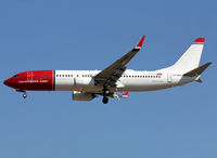 LN-NHE @ LEBL - Landing rwy 25R - by Shunn311