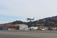 N704UT @ SZP - 1976 Cessna 150M, Continental O-200-100 Hp, takeoff climb Rwy 04 - by Doug Robertson