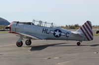 N3169G @ SZP - 1945 North American AT-6F TEXAN 'Daring Diane' of the Condor Squadron, P&W R-1340 550 Hp, on Transient ramp - by Doug Robertson