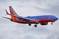 N967WN @ KBOI - On approach for RWY 10L. - by Gerald Howard