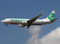PH-HSA @ LEBL - Landing rwy 25R - by Shunn311