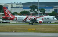 9M-AHD @ WSSS - Air Asia A320 logojet - by FerryPNL