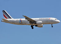 F-GKXI @ LEBL - Landing rwy 25R with additional 'Paris 2024' sticker - by Shunn311