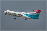 LX-LGN @ EDDR - De Havilland Canada DHC-8-402Q, - by Jerzy Maciaszek