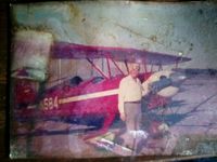 N584 @ KPDK - John H. Matthews and Charger 584 at Peachtree Dekalb Airport around 1984.He was 67 years of age when I met him.I was a 15 year old local airport bum that rode there on my bicycle.He was a wonderful human being a real character, we flew together. - by William Talley