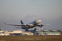 EI-EJJ @ LFBD - Alitalia A330, special flight from Milan to Pointe-à-Pitre. - by Arthur CHI YEN
