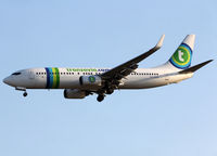 PH-HZO @ LEBL - Landing rwy 25R - by Shunn311
