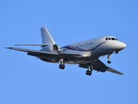 PP-LFS @ LFBD - private Falcon landing runway 23 - by JC Ravon - FRENCHSKY