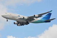 PK-GSG @ WIII - Garuda B744 on short finals. - by FerryPNL