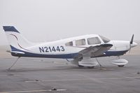N21443 @ KBOI - Parked on the foggy north GA ramp.