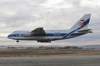 RA-82081 @ KBOI - landing RWY 10R. - by Gerald Howard