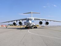 RA-76950 @ KBOI - Waiting for U. S. Customs. - by Gerald Howard