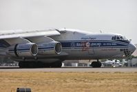 RA-76950 @ KBOI - Landing roll out on RWY 28R. - by Gerald Howard